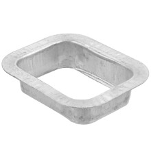 Drain Outlet Replacement Aluminium Silver 1 Piece