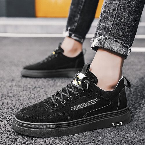 Herrsneakers med snörning