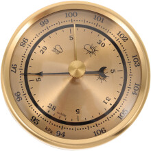 Worgeous Home Barometer Metal Portable Dial 1Pack