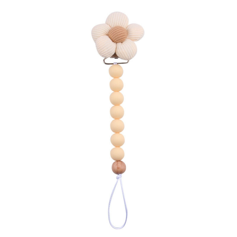 Flower silicone pacifier clip food-grade 1 piece