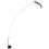 Cat toy on stick with suction cup black 3