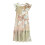 Mikilon Mädchen Freizeitkleid mit Karomuster, Maxikleid, Kurzarm, Größe 6-12 6