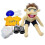 Jeffy Boy hand puppet plush toy 60 cm 2