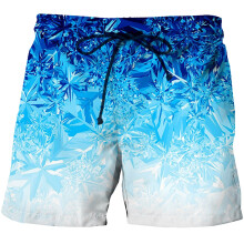Pantalones cortos de playa para hombre, transpirables, con estampado degradado (1 unidad)