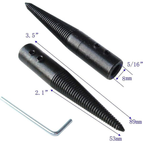 Conical Spindle Adapter for Bench Grinder Polishing Wheel 1