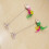 Cat Toy with Spring Mouse and Bell 3pcs 3