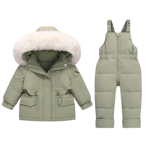 Completo da sci per bambini, impermeabile, termico e isolante, ideale per la neve.
