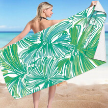 Toalha de praia de microfibra à prova de areia, 76 x 152 cm (30 x 60 polegadas).