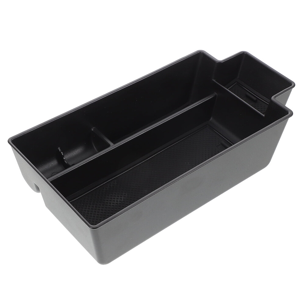 Car Center Console Organizer With Cup Holder Black 9181073926259