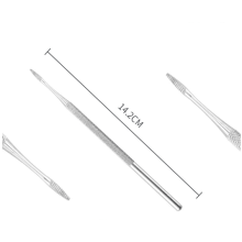 INF Dental Care Set Silver 9-Piece with Case