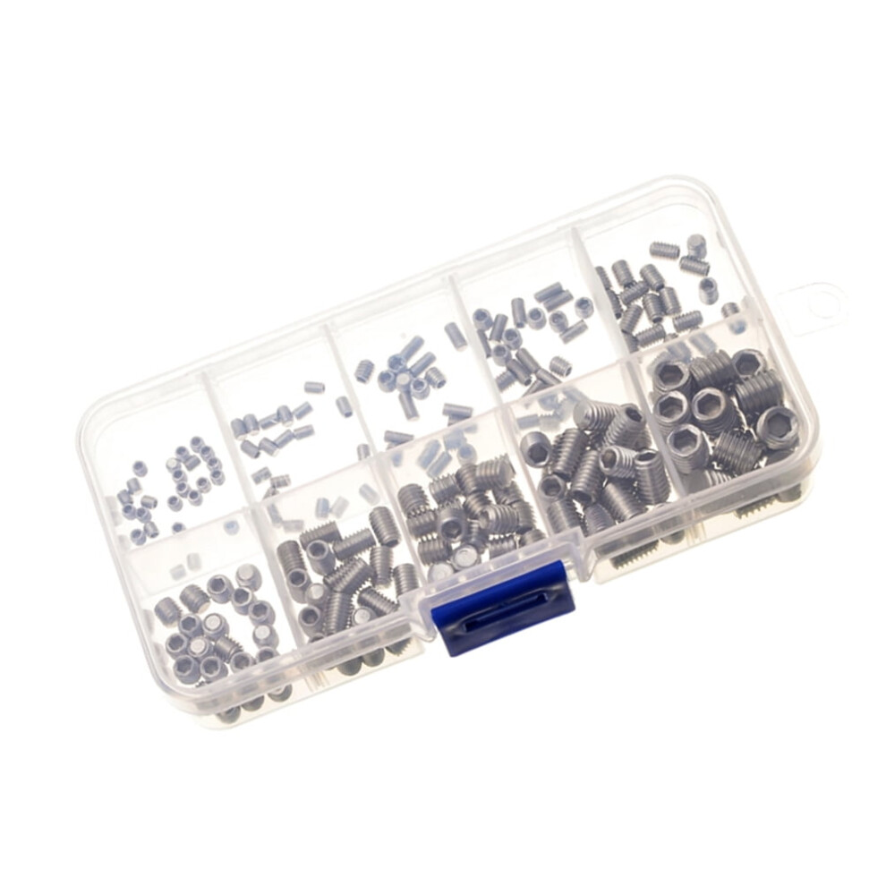 Hexagonal Machine Screws Stainless Steel 200 Pcs 9181073930621