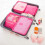 Suitcase Bag Insert Gray 6-Pack Travel Organizer 7