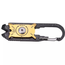 EDC multitool sleutelhanger roestvrij staal 20-in-1