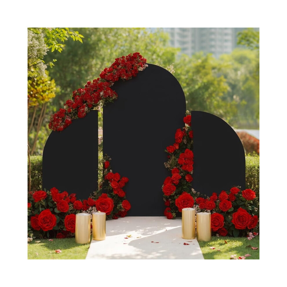 Wedding Arch Cover Spandex Double-Sided 3 Pcs 9329345466656