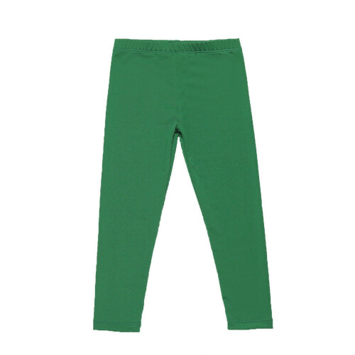 Grüne, dehnbare Leggings für Mädchen, Größe 4T