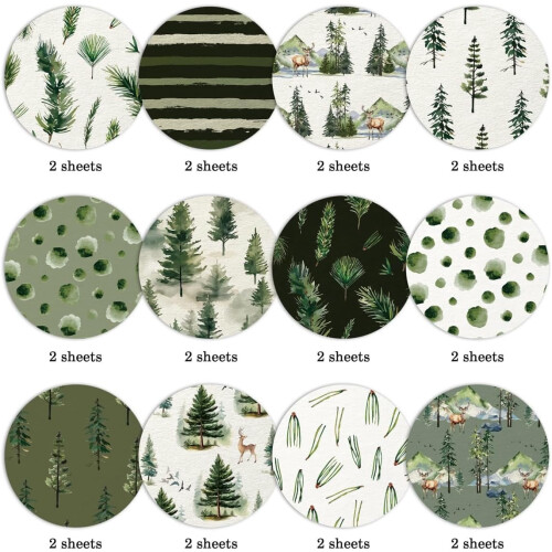 Christmas scrapbook paper 12x12 inches 24 sheets 2