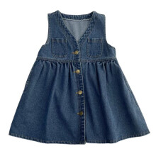 Ärmelloses Skaterkleid für Kleinkinder, Rüschen, Sommer, Größe 5T