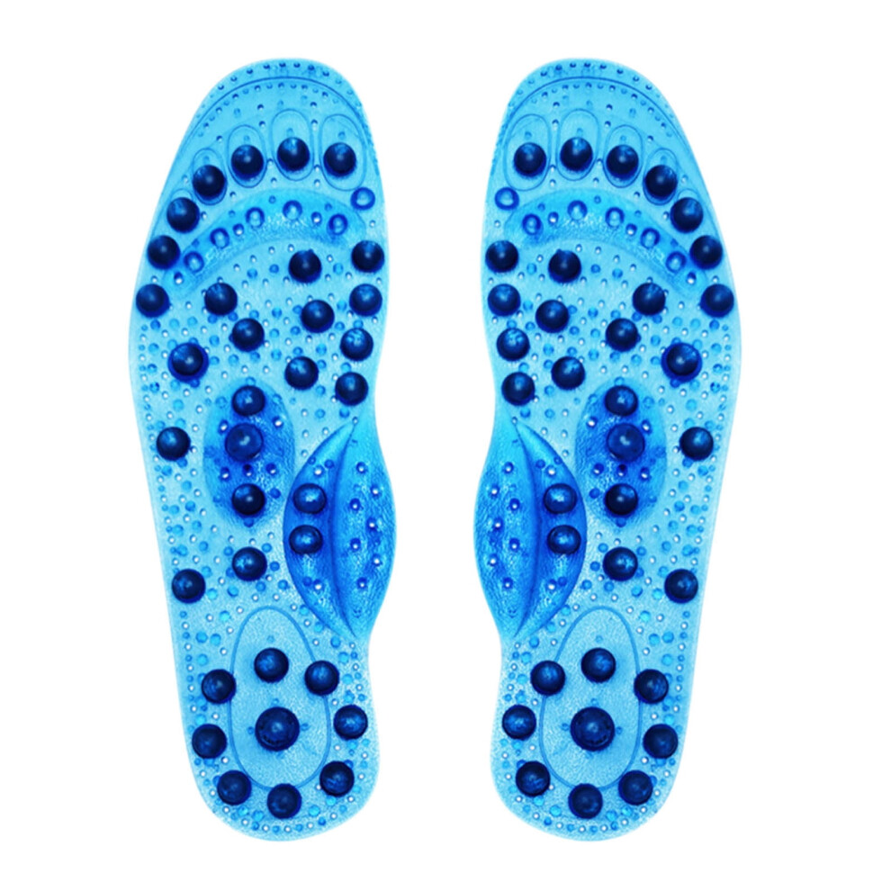 Magnetic acupressure foot insoles anti-swelling 1 pair