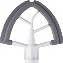 Batteur plat Ă bords en silicone pour robots KitchenAid de 4,5 Ă 5 pintes