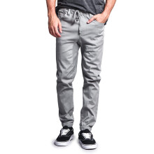 Heren joggingbroek met verlaagd kruis, stretchstof, twill, maat 5X