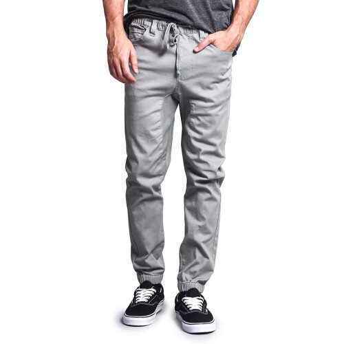Men's Drop Crotch Stretch Jogger Pants Twill 5X