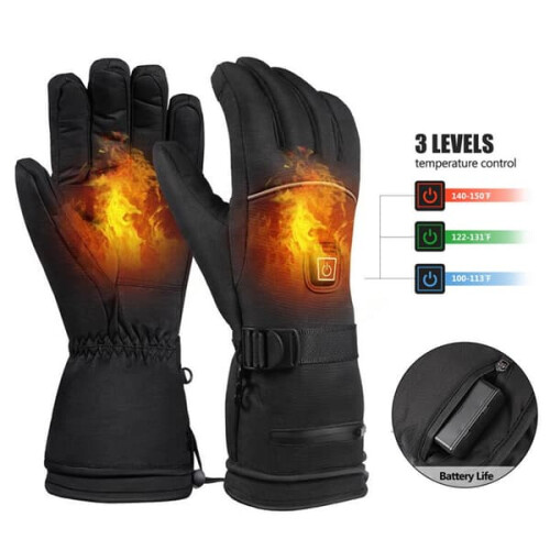 Heated Gloves with 3 Heat Settings 2