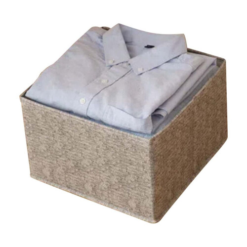 Hängender Kleiderschrank-Organizer Beige 3-Regal