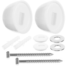 Reparatieset met extra stevige bevestigingsbouten voor toiletontstopper