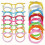 Plastic ringrietjes voor feestjes, 24 stuks 1