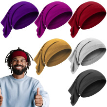 Élastiques tubulaires en spandex pour dreadlocks, 6 pièces, 6 couleurs