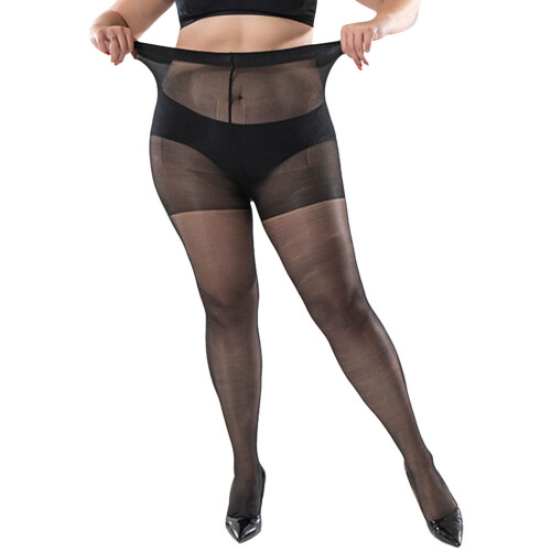 Leggs Sheer Energy Control Top Strumpfhose Schwarz Einheitsgröße