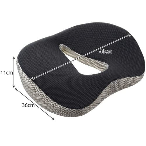 Orthopedic Seat Cushion for Back and Hip Relief 1