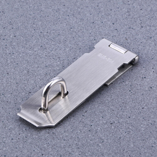 Stainless Steel Padlock Hasp 5 Inch Silver