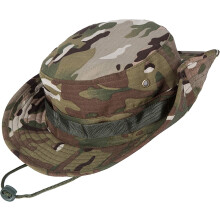 Chapéu Boonie de Aba Larga Camuflado para Atividades ao Ar Livre, Estilo Militar Safari
