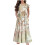 Mikilon Mädchen Freizeitkleid mit Karomuster, Maxikleid, Kurzarm, Größe 6-12 1