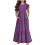 Mikilon Mädchen Freizeitkleid mit Karomuster, Maxikleid, Kurzarm, Größe 6-12 1
