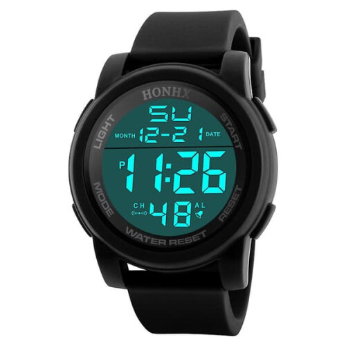 Men's Analog-Digital Military Watch Black 2