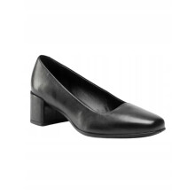ECCO DAME SHAPE SQUARED SORT LÆDERSKO 38 J_F
