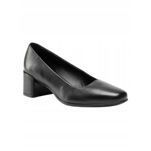 Ecco ECCO DAME SHAPE SQUARED SORT LÆDERSKO 38 J_F