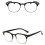 Stilvolle Lesebrille mit Stärken +1,0 bis +4,0, braun +2,0 2