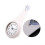 Waterproof Wall Clock Silent Anti-fog Suction Cup 1pc 2