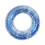 Transparent sequined inflatable swimming ring 70 cm blue 6