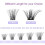 False Eyelashes Natural Volume Black 40 Pieces 3