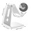 Suporte para celular de mesa com rotação de 270 - Prata Prata Prata 5