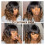 Short wavy wig with bangs for women, shoulder-length 4