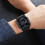 Square Watch Black Large Dial Waterproof Chronograph 3