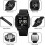 Square Watch Black Large Dial Waterproof Chronograph 4