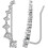 Sterling Silver Crystal Climber Earrings S925 2