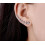Sterling Silver Crystal Climber Earrings S925 4