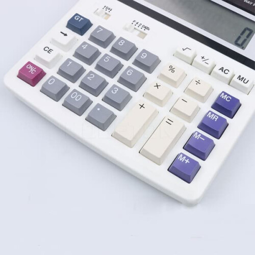 Classic Calculator with Large Buttons White 200ML 2